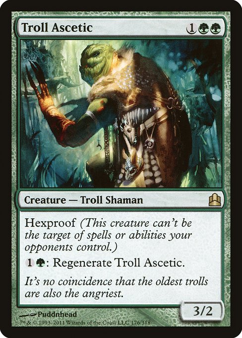Troll Ascetic from Commander 2011