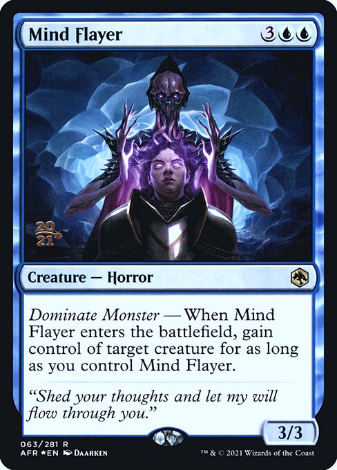 Mind Flayer from Adventures in the Forgotten Realms Promos