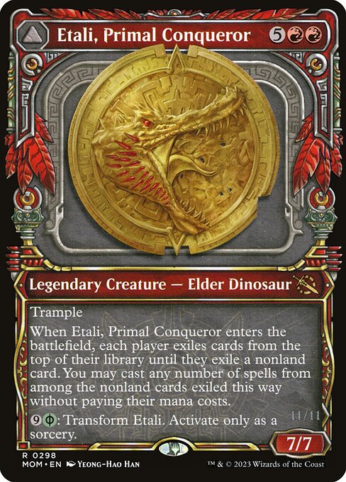 Etali, Primal Conqueror // Etali, Primal Sickness from March of the Machine