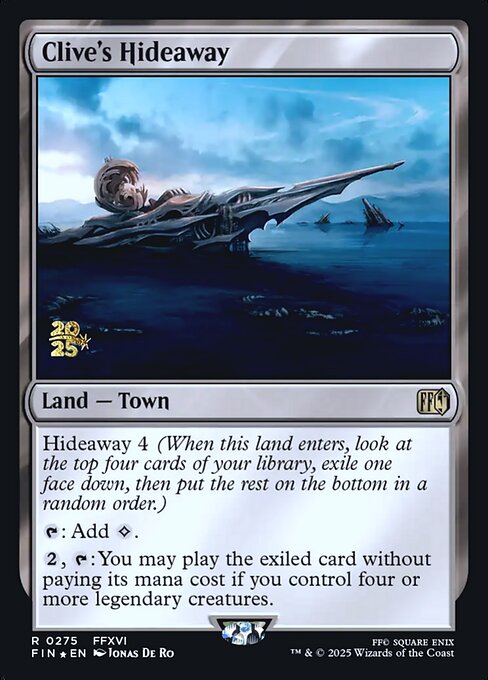 Clive's Hideaway highlighted card art