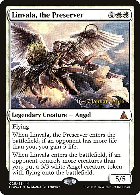 Linvala, the Preserver from Oath of the Gatewatch Promos