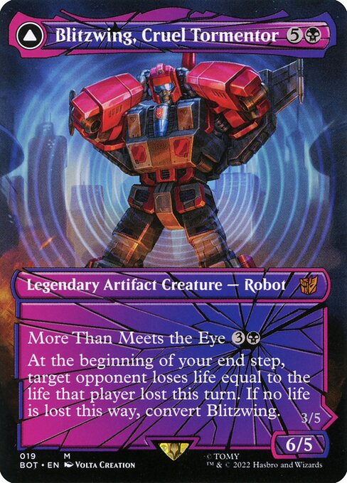 Blitzwing, Cruel Tormentor // Blitzwing, Adaptive Assailant from Transformers