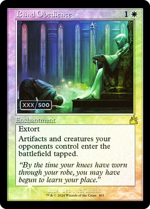 Blind Obedience from Ravnica Remastered