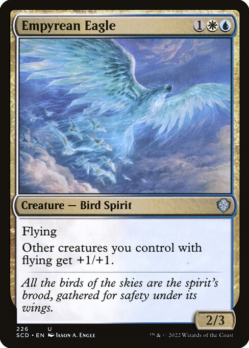Empyrean Eagle from Starter Commander Decks