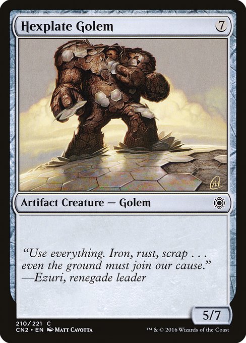 Hexplate Golem from Conspiracy: Take the Crown