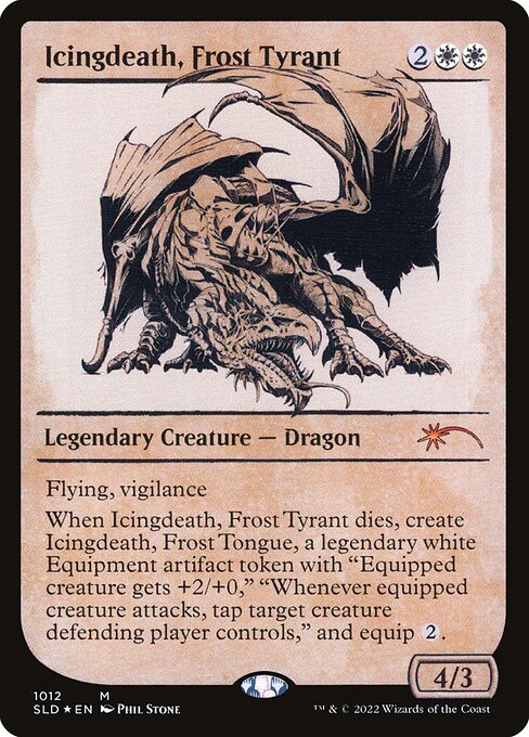 Icingdeath, Frost Tyrant highlighted card art