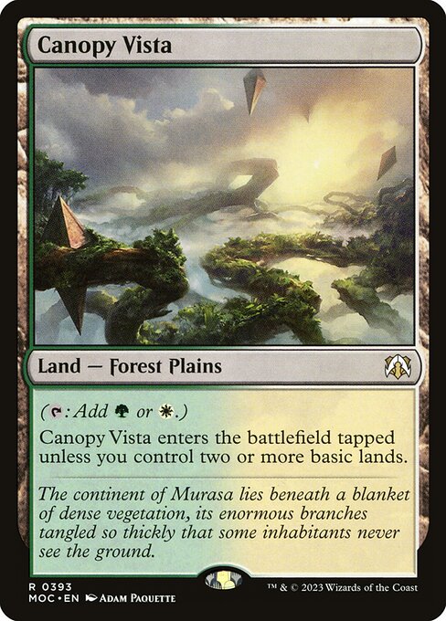 Canopy Vista from March of the Machine Commander