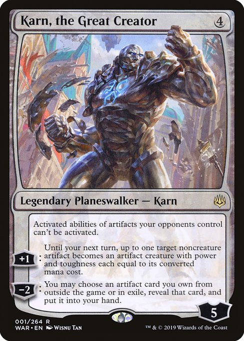 Karn, the Great Creator from War of the Spark