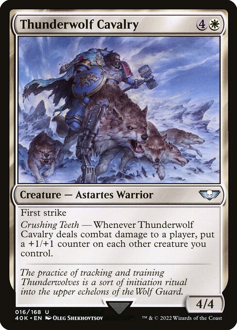 Thunderwolf Cavalry highlighted card art