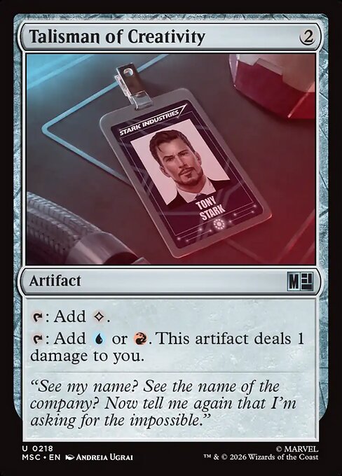 Talisman of Creativity highlighted card art