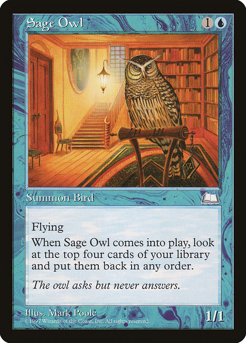 Sage Owl from Weatherlight