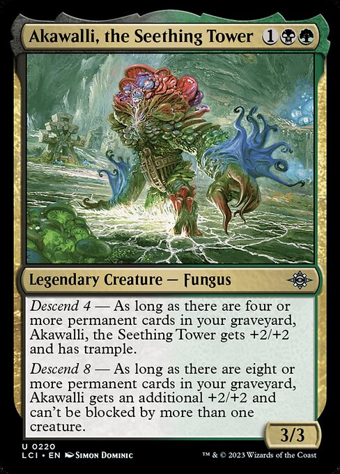 Akawalli, the Seething Tower highlighted card art