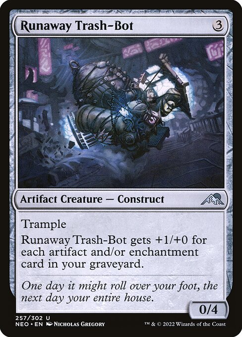 Runaway Trash-Bot highlighted card art