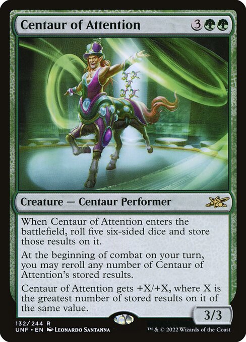 Centaur of Attention highlighted card art