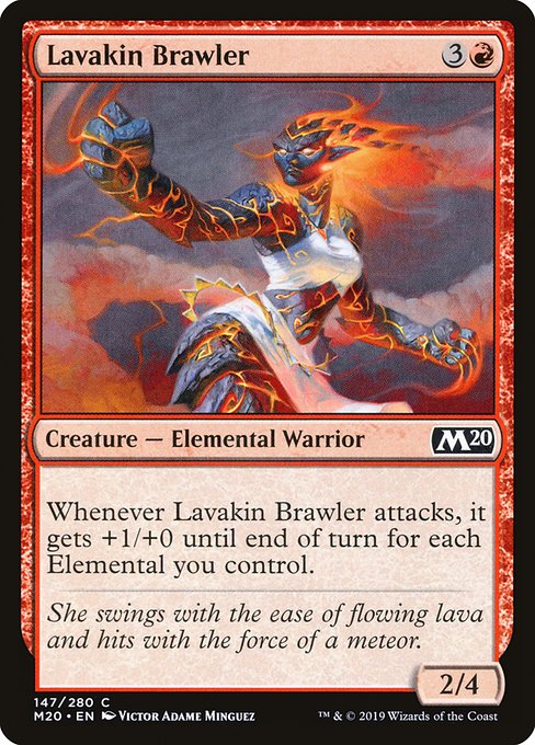 Lavakin Brawler highlighted card art