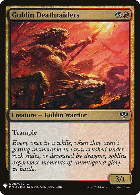Goblin Deathraiders highlighted card art