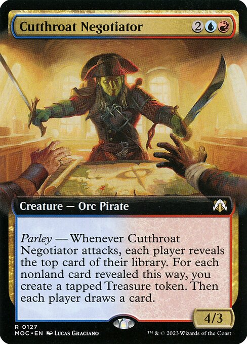 Cutthroat Negotiator highlighted card art