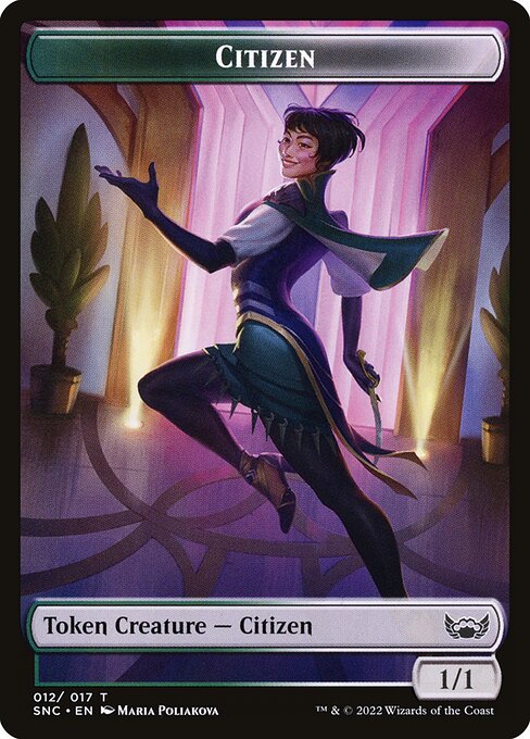 Citizen from Streets of New Capenna Tokens
