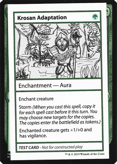 Krosan Adaptation highlighted card art