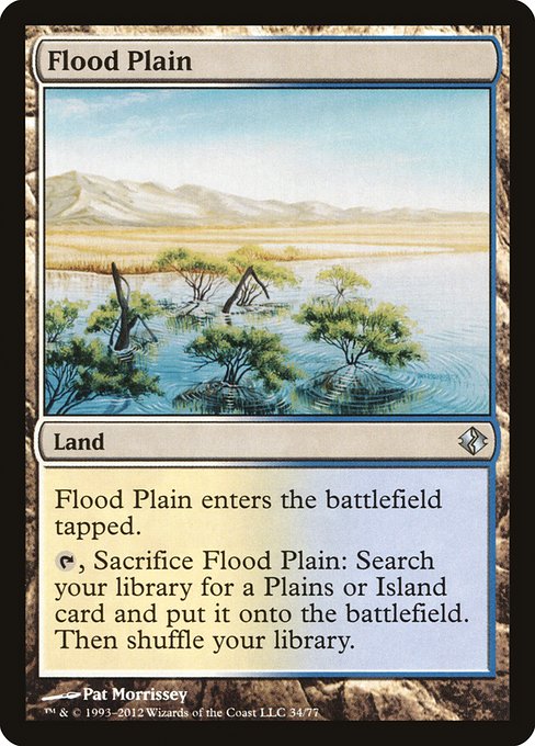 Flood Plain from Duel Decks: Venser vs. Koth