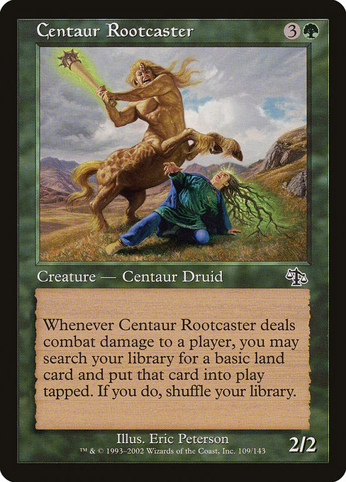 Centaur Rootcaster highlighted card art