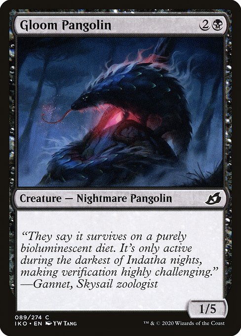 Gloom Pangolin highlighted card art