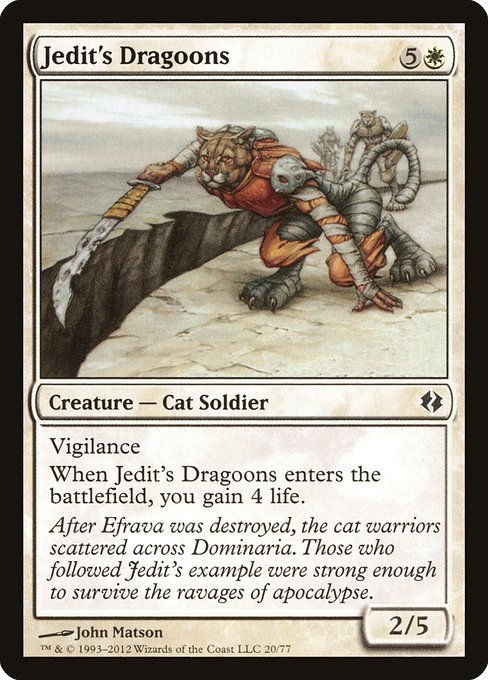 Jedit's Dragoons highlighted card art