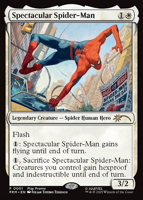 Spectacular Spider-Man highlighted card art