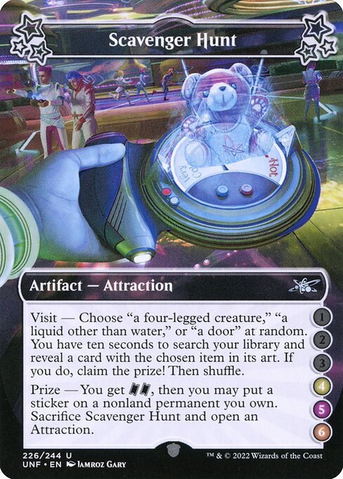 Scavenger Hunt highlighted card art