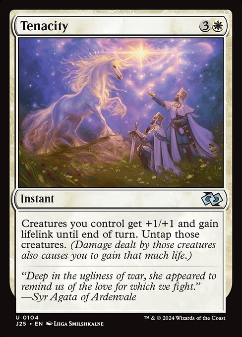 Tenacity highlighted card art