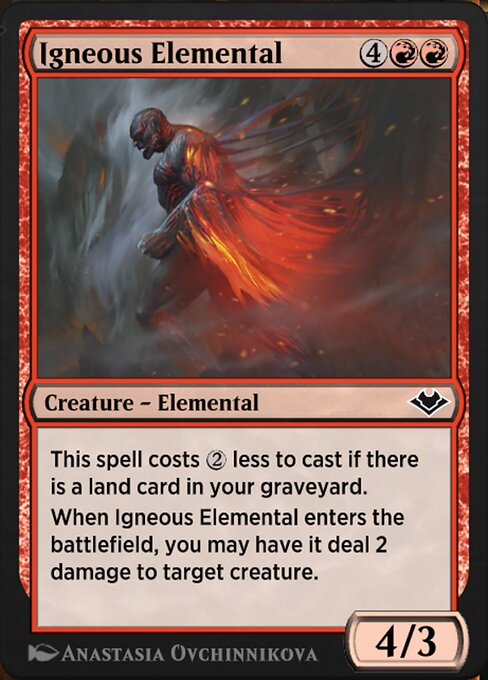 Igneous Elemental highlighted card art