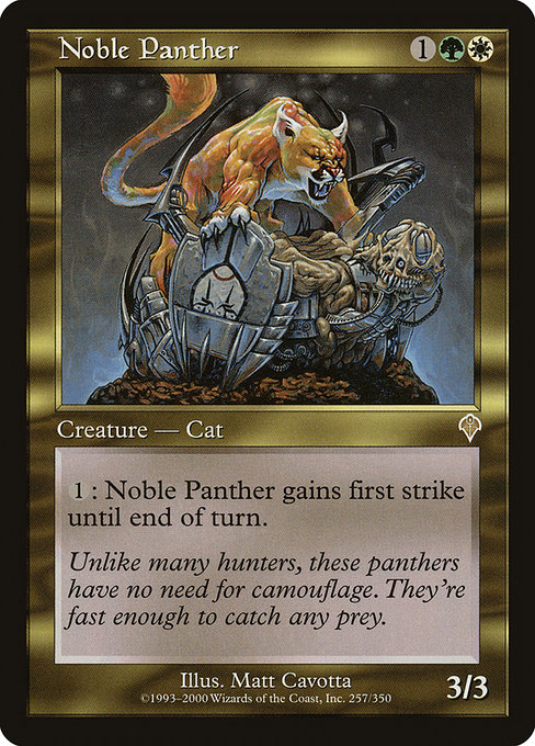 Noble Panther highlighted card art