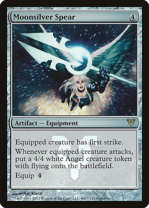 Moonsilver Spear from Avacyn Restored Promos