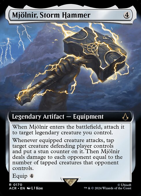 Mjölnir, Storm Hammer highlighted card art