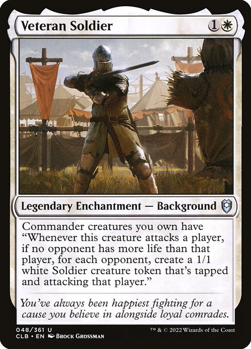 Veteran Soldier highlighted card art
