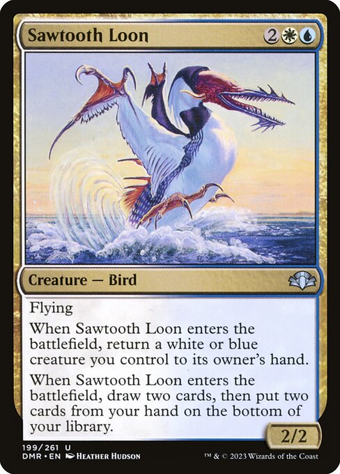 Sawtooth Loon highlighted card art