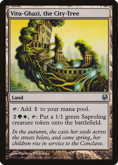 Vitu-Ghazi, the City-Tree from Duel Decks: Ajani vs. Nicol Bolas