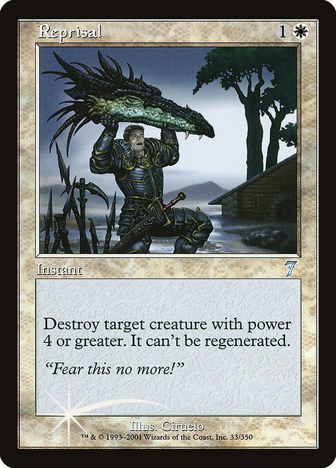 Reprisal from Seventh Edition