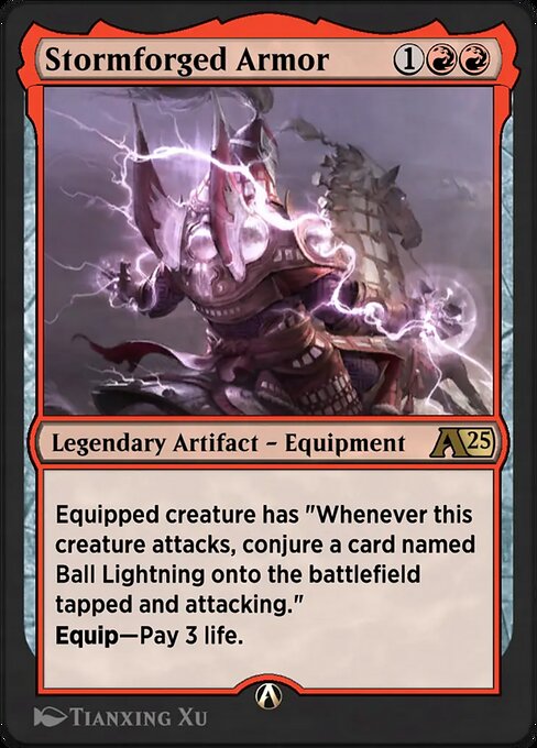 Stormforged Armor highlighted card art