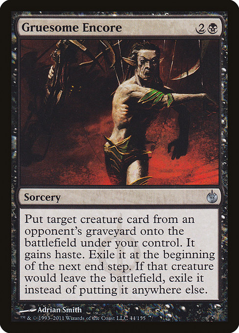 Gruesome Encore highlighted card art