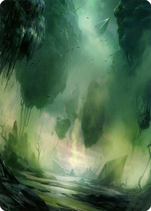 Swamp // Swamp from Zendikar Rising Art Series