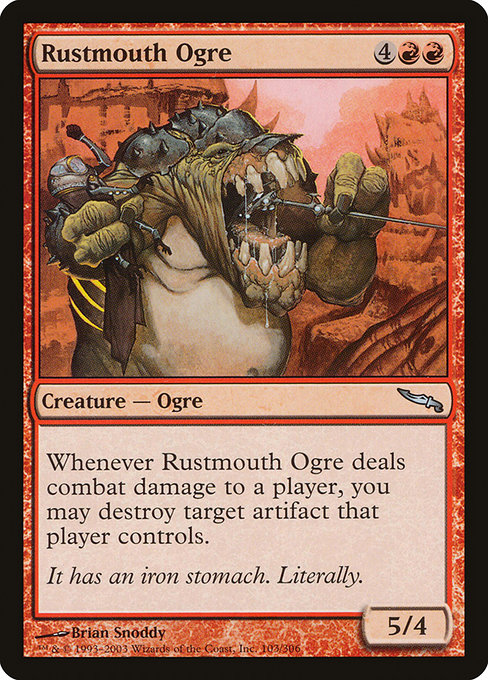 Rustmouth Ogre highlighted card art