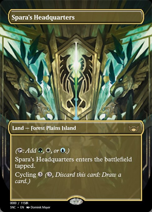 Spara's Headquarters highlighted card art