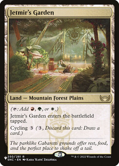 Jetmir's Garden highlighted card art