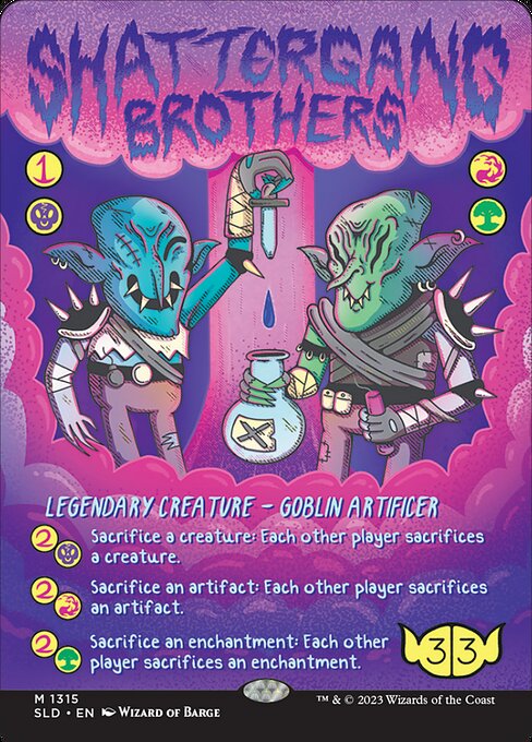 Shattergang Brothers highlighted card art