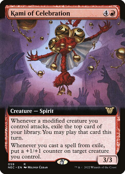 Kami of Celebration highlighted card art