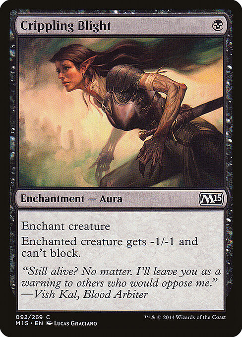 Crippling Blight from Magic 2015