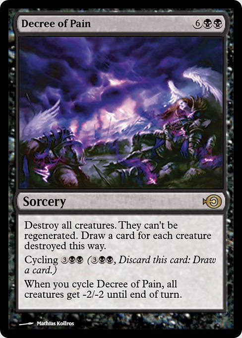 Decree of Pain from Magic Online Promos