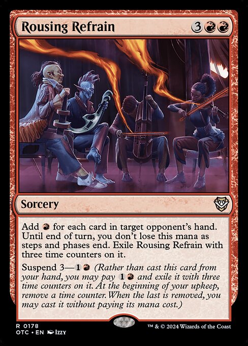 Rousing Refrain highlighted card art