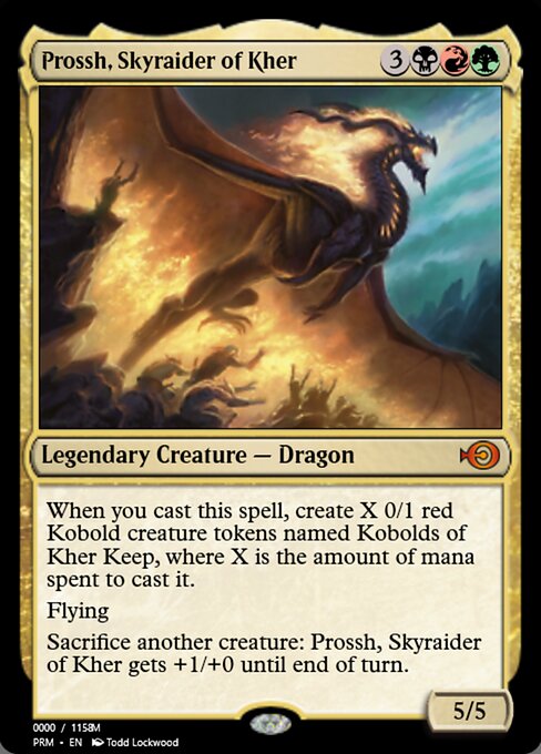 Prossh, Skyraider of Kher from Magic Online Promos